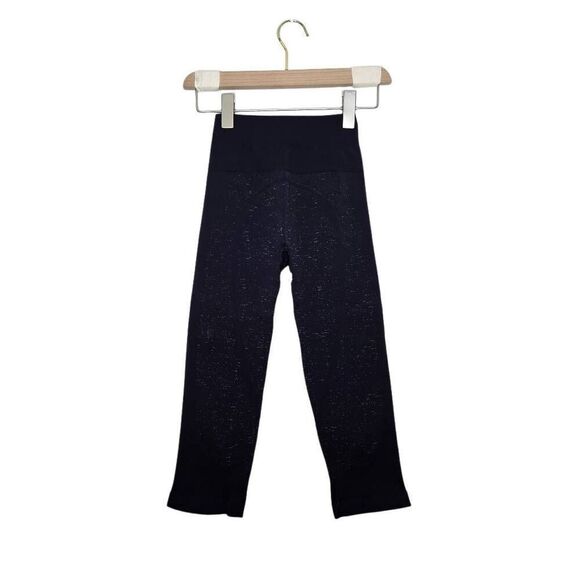 Lululemon Free to Flow Crop Leggings Size 2 Navy Yoga Workout Athleisure - Picture 4 of 6